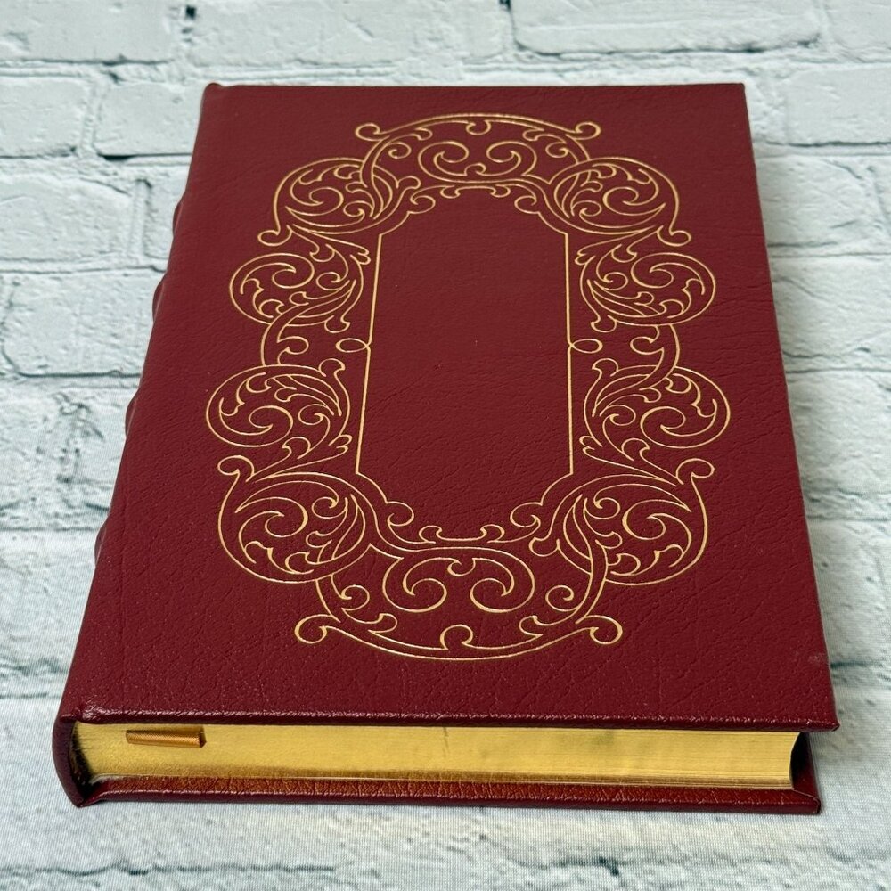 The Autobiography of Benjamin Franklin Easton Press 1976 Leather Bound Book Burg